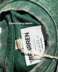 Benrren’ bottle green Acid Wash Tee – Oversized Fit _ French Terry Fabric copy