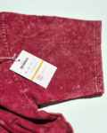 Benrren maroon Acid Wash Tee – Oversized Fit _ French Terry Fabric copy 2 (1)