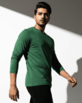 Benrren Men’s Full Sleeve bottle green T-Shirt – 180 GSM Bio-Wash Softflow Cotton, Premium Comfort Fit copy 10