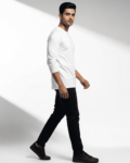 Benrren Men’s Full Sleeve white T-Shirt – 180 GSM Bio-Wash Softflow Cotton, Premium Comfort Fit copy 20