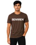 Brown T Shirt for Men – 100% Cotton Coffee Brown Tee | BENRREN