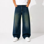 Men’s Baggy Fit Jeans _ Premium Pure Denim _ Relaxed Wide Leg Style-5